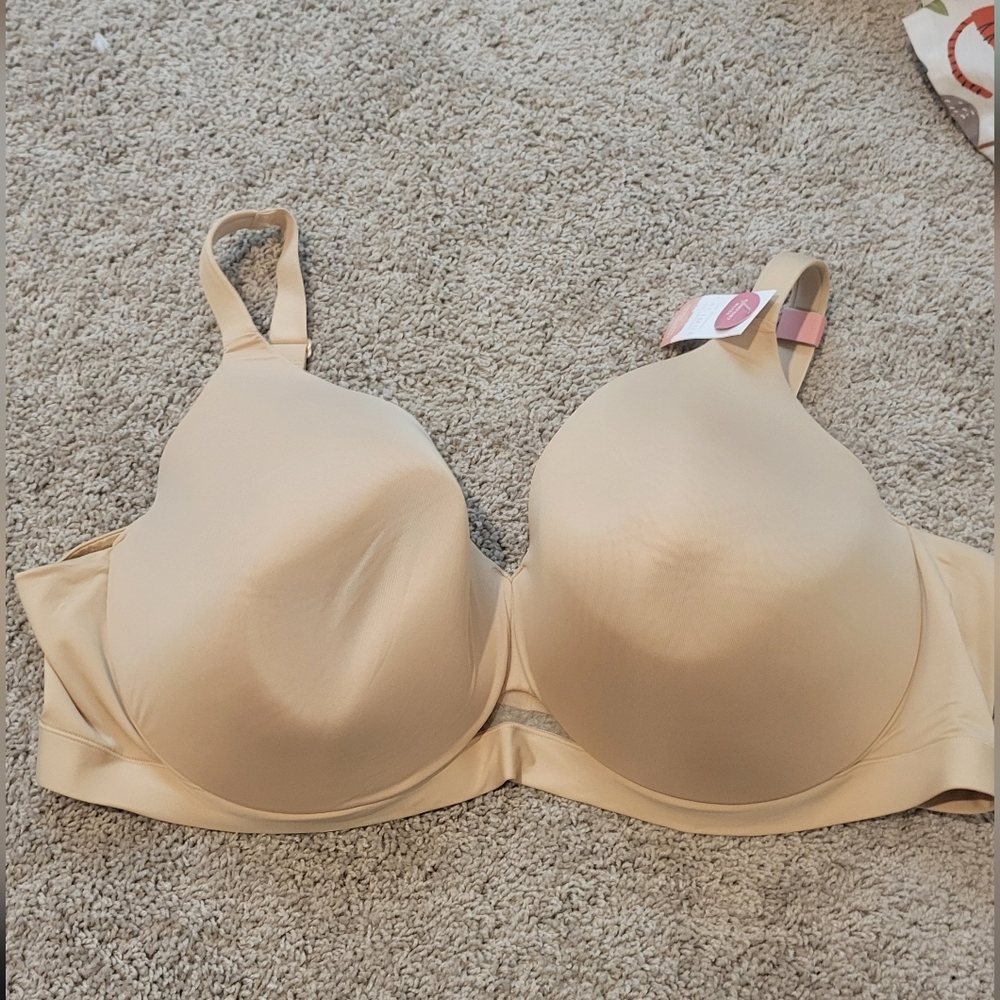 Cacique Lightly Lined Full Coverage Bra 56DD NWT